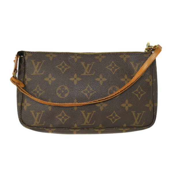 c21 2810 1 Louis Vuitton Pochette Accessoire Pouch Monogram Brown