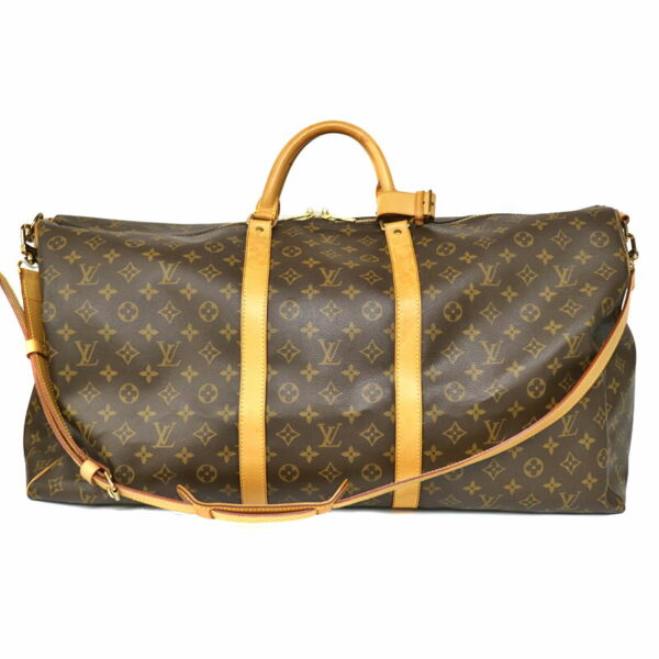 c21 2898 2 Louis Vuitton Keepall Bandouliere 60 Bag Monogram Brown