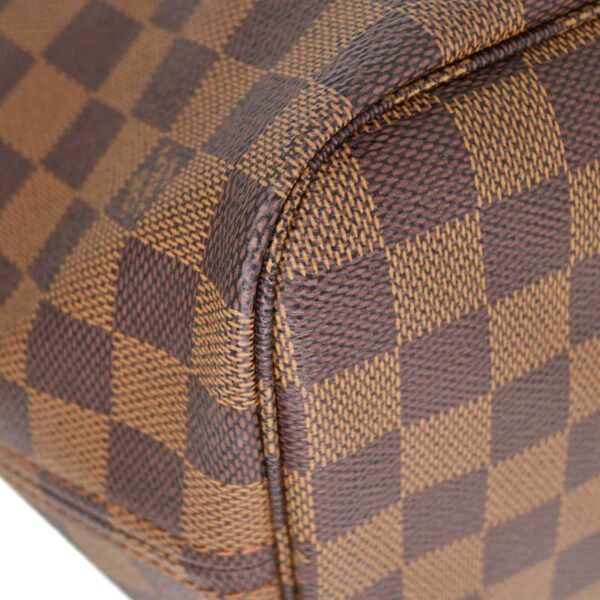 c21 3166 10 Louis Vuitton Neverfull MM Tote Bag Damier Brown