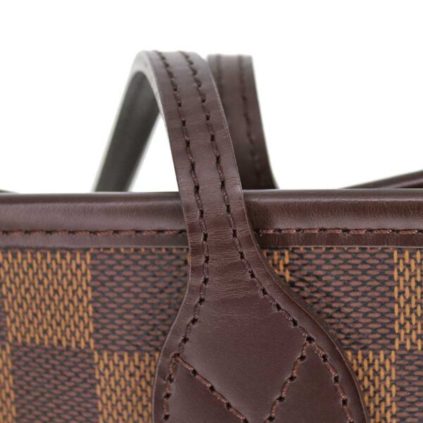 c21 3166 9 Louis Vuitton Neverfull MM Tote Bag Damier Brown