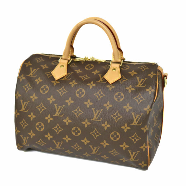 c21 3177 1 Louis Vuitton Speedy Bandouliere 30 Handbag Monogram Brown