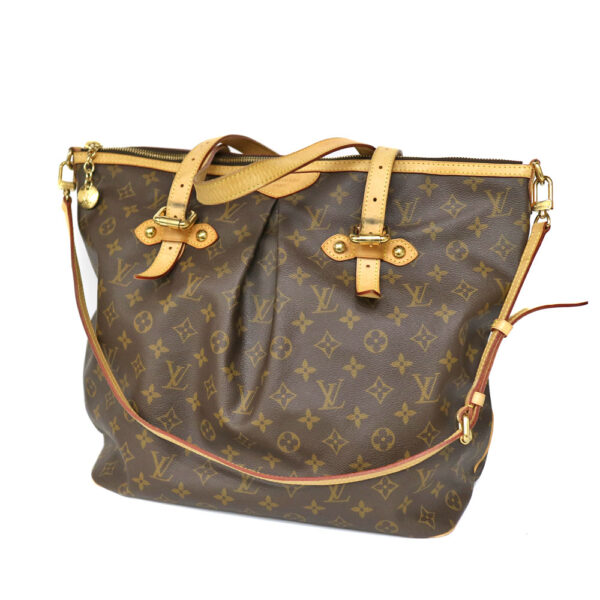 c21 3225 1 Louis Vuitton Palermo GM 2WAY Bag Monogram Canvas Brown