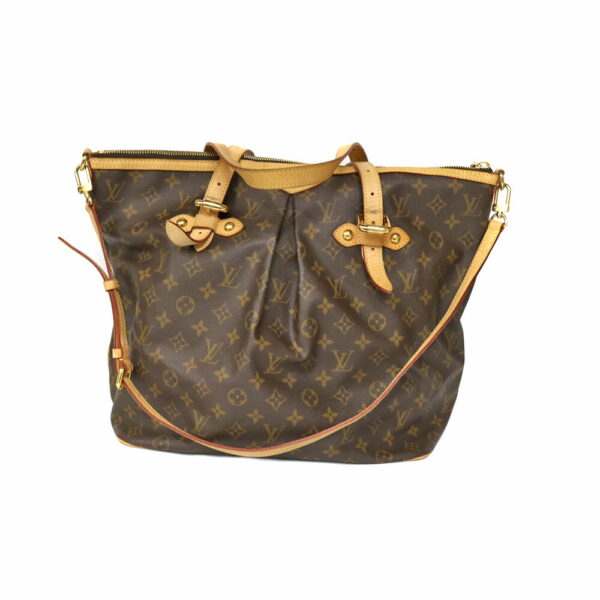 c21 3225 2 Louis Vuitton Palermo GM 2WAY Bag Monogram Canvas Brown