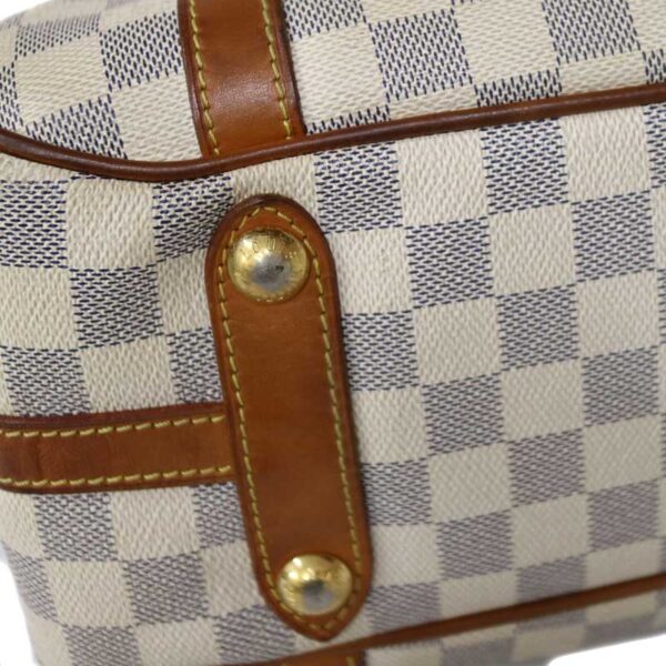 c21 3484 11 Louis Vuitton Stresa PM Shoulder Bag Damier Azur White