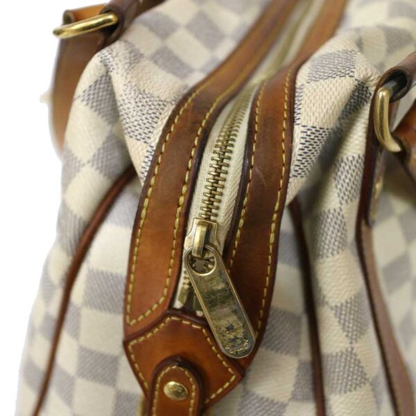 c21 3484 14 Louis Vuitton Stresa PM Shoulder Bag Damier Azur White