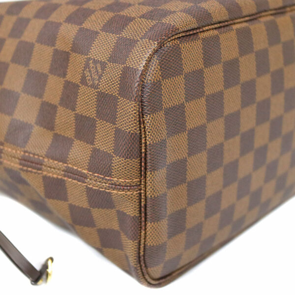 c21 3624 7 Louis Vuitton Neverfull MM Tote Bag Damier Ebene Brown