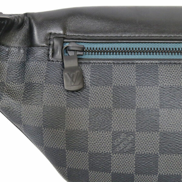 c21 3658 3 Louis Vuitton Waist Pouch Damier Graphite Black Gray