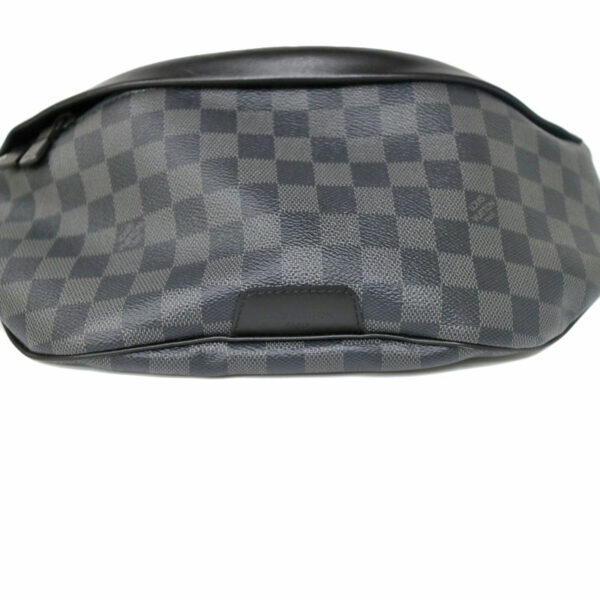 c21 3658 8 Louis Vuitton Waist Pouch Damier Graphite Black Gray