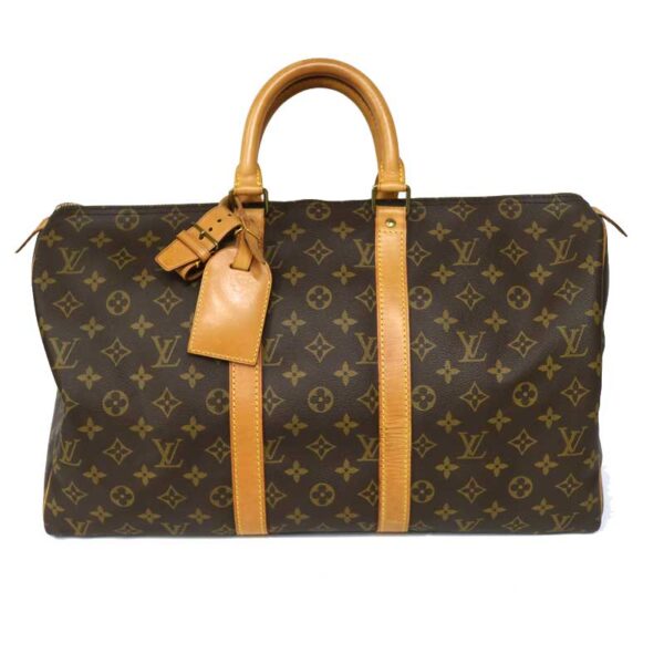 c21 3785 1 Louis Vuitton Keepall 45 Bag Monogram Canvas Brown