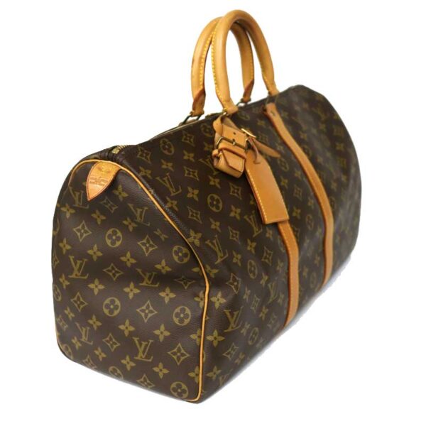 c21 3785 2 Louis Vuitton Keepall 45 Bag Monogram Canvas Brown