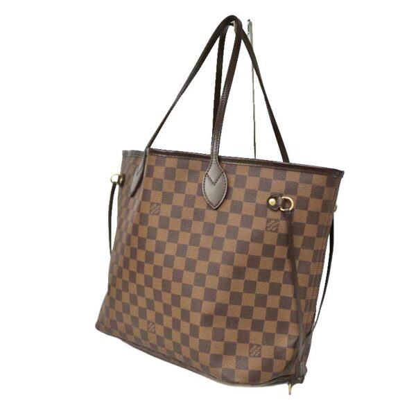 c21 4171 3 Louis Vuitton Neverfull MM Tote Bag Damier Ebene Brown