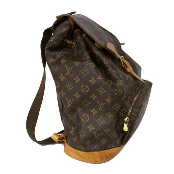 c21 4210 2 Louis Vuitton Monsouris GM Backpack Monogram Canvas Brown