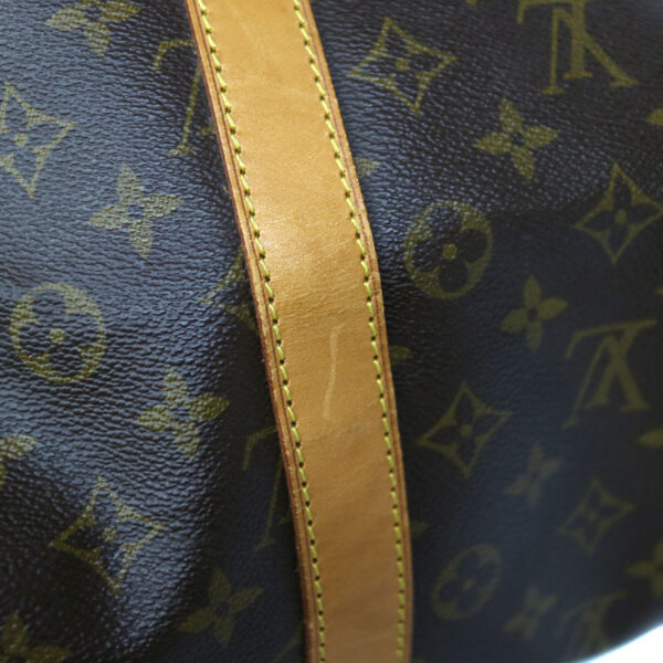 c21 4228 7 Louis Vuitton Keepall 55 Bag Monogram Canvas Brown