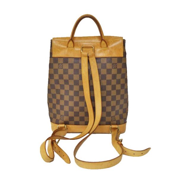 c21 4373 2 Louis Vuitton Arlequin Backpack Damier Canvas Brown