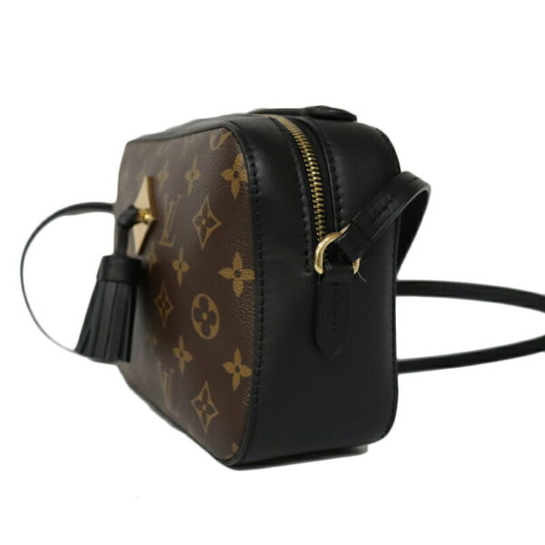 c21 4868 2 Louis Vuitton Saintonge Shoulder Bag Monogram Canvas Black