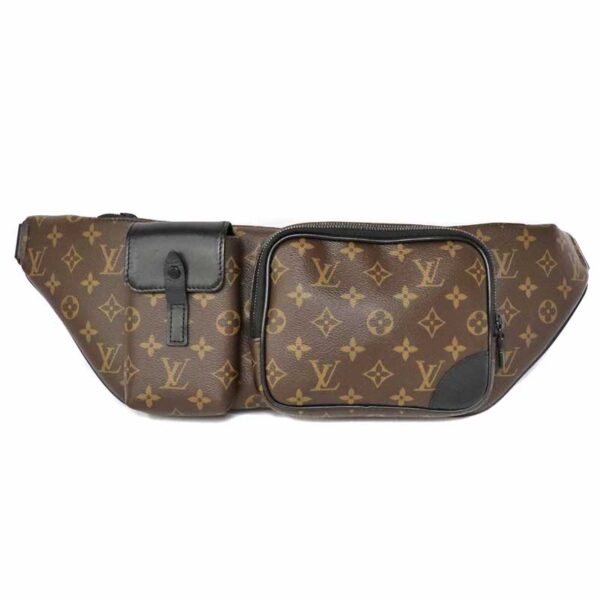 c21 4966 1 Louis Vuitton Christopher Bum Bag Crossbody Monogram Canvas Brown