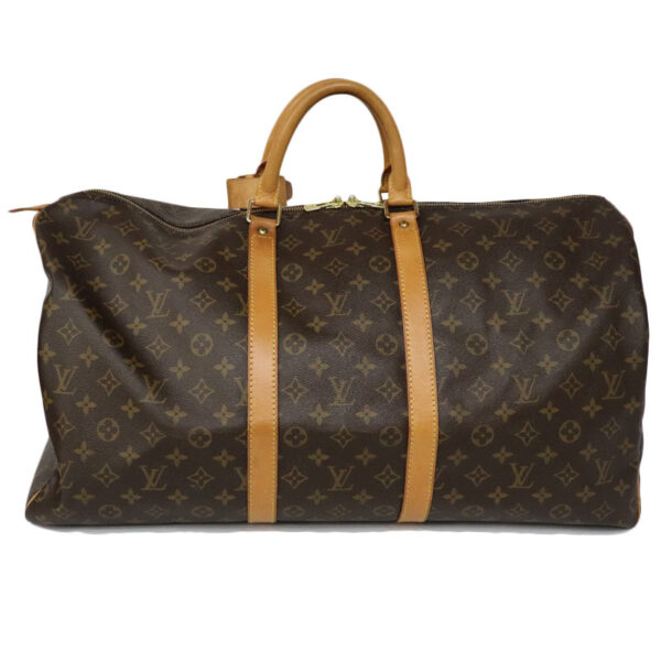 c21 4972 1 Louis Vuitton Keepall 55 Bag Monogram Canvas Brown