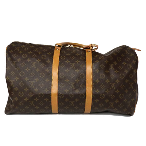 c21 4972 2 Louis Vuitton Keepall 55 Bag Monogram Canvas Brown