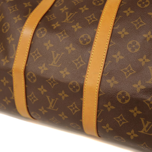 c21 4972 6 Louis Vuitton Keepall 55 Bag Monogram Canvas Brown