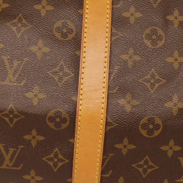 c21 4972 7 Louis Vuitton Keepall 55 Bag Monogram Canvas Brown