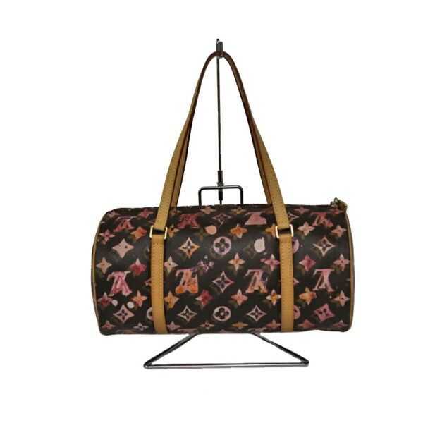 c21 4976 2 Louis Vuitton Papillon 30 Handbag Monogram Canvas Brown Pink