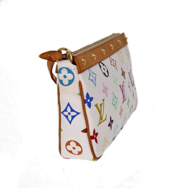 c21 4997 2 Louis Vuitton Accessory Pouch Multicolor Bronze White