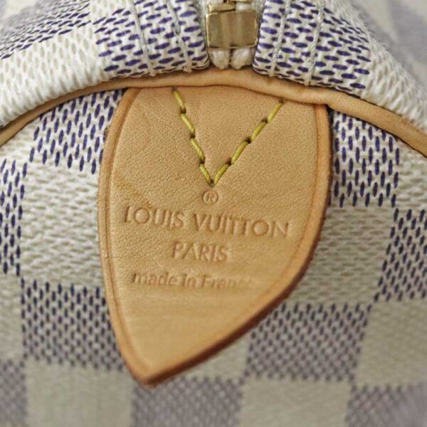 c21 5013 11 Louis Vuitton Speedy 30 Handbag Damier Canvas White