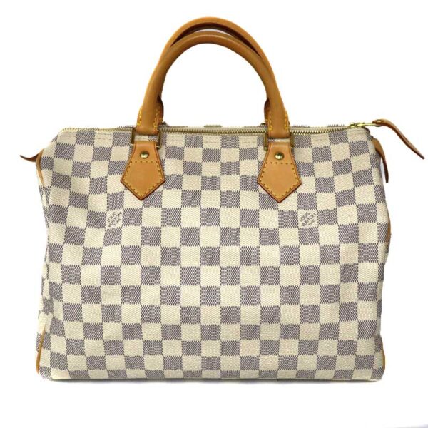 c21 5013 2 Louis Vuitton Speedy 30 Handbag Damier Canvas White