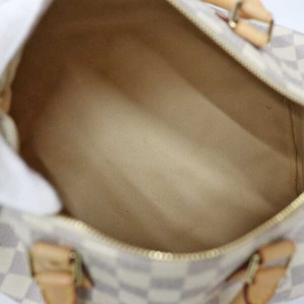 c21 5013 5 Louis Vuitton Speedy 30 Handbag Damier Canvas White