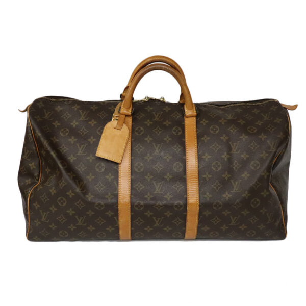 c21 5019 1 Louis Vuitton Keepall 55 Bag Monogram Canvas Brown