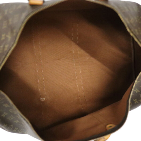 c21 5019 14 Louis Vuitton Keepall 55 Bag Monogram Canvas Brown