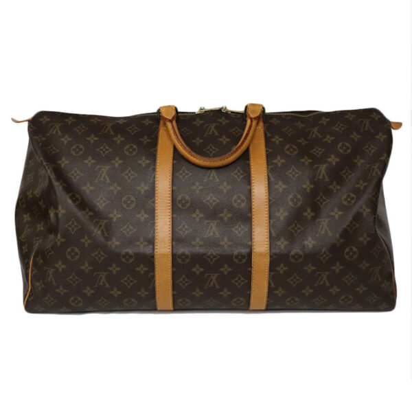 c21 5019 3 Louis Vuitton Keepall 55 Bag Monogram Canvas Brown