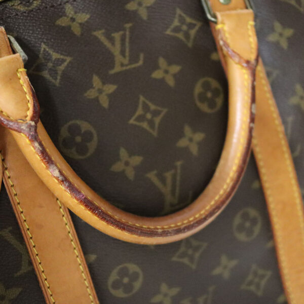 c21 5019 9 Louis Vuitton Keepall 55 Bag Monogram Canvas Brown