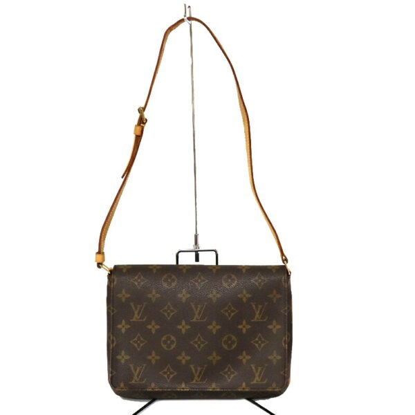 c21 5070 1 Louis Vuitton Musette Tango Shoulder Bag Monogram Canvas Brown