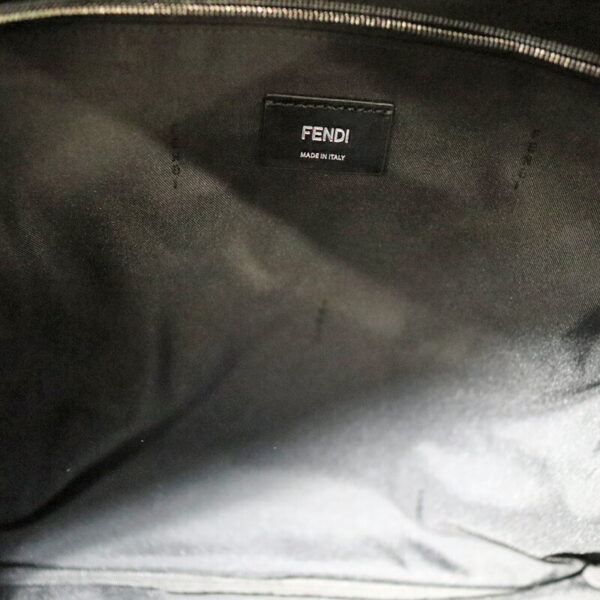 c21 5325 11 Fendi Bag Bugs Backpack Nylon Leather Black