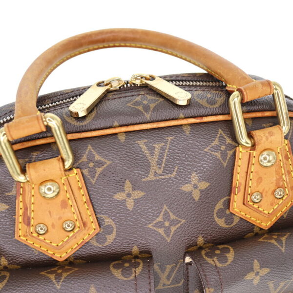 c21 5437 10 Louis Vuitton Manhattan PM Handbag Monogram Canvas Brown