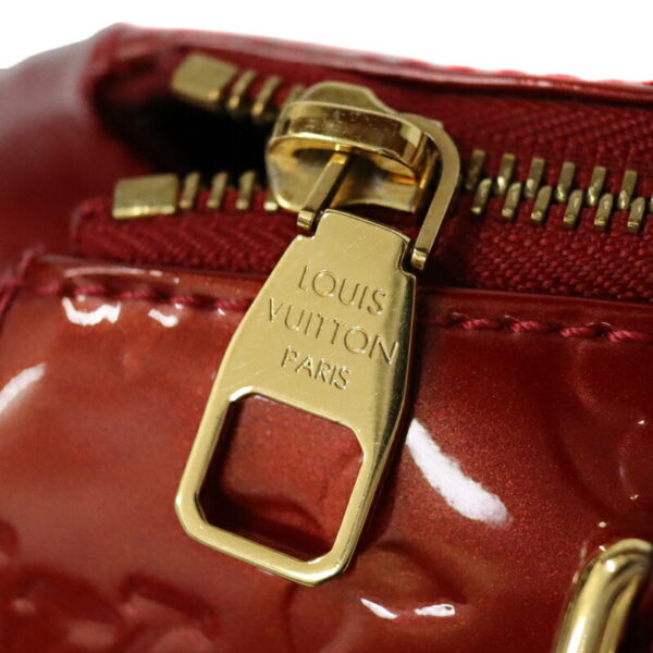 c21 5775 10 Louis Vuitton Sherwood PM Handbag Patent Leather Red