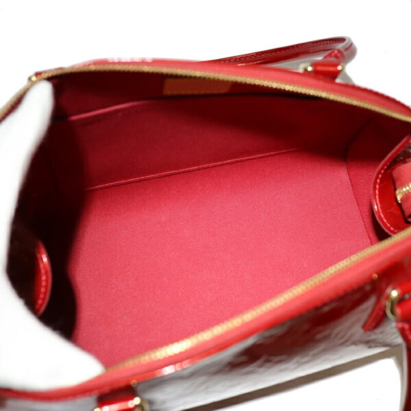 c21 5775 11 Louis Vuitton Sherwood PM Handbag Patent Leather Red