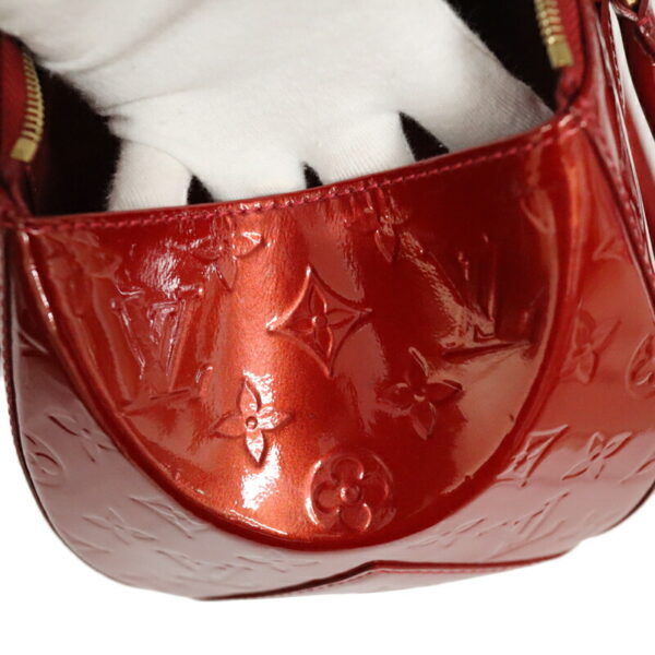 c21 5775 13 Louis Vuitton Sherwood PM Handbag Patent Leather Red