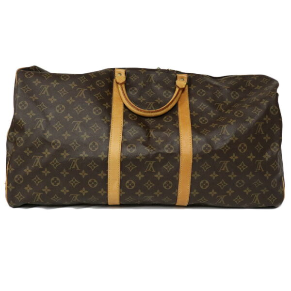 c21 5988 3 Louis Vuitton Keepall Bandouliere 60 Bag Monogram Canvas Brown