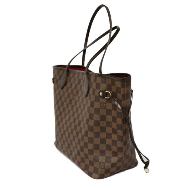 c21 6043 3 Louis Vuitton Neverfull MM Tote Bag Damier Ebene Brown