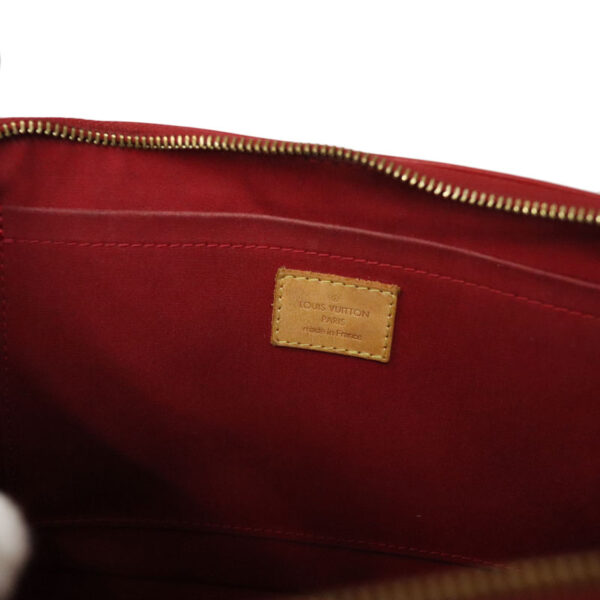 c21 6207 12 Louis Vuitton Rosewood Avenue Shoulder Bag Vernis Leather Red