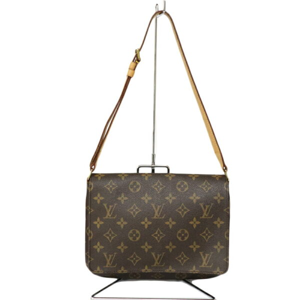 c21 6266 1 Louis Vuitton Musette Tango Shoulder Bag Monogram Brown