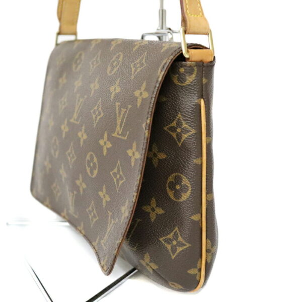 c21 6266 2 Louis Vuitton Musette Tango Shoulder Bag Monogram Brown