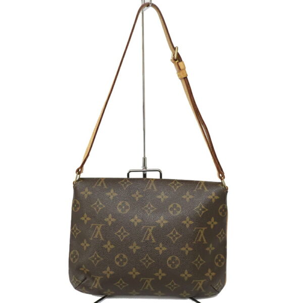 c21 6266 4 Louis Vuitton Musette Tango Shoulder Bag Monogram Brown