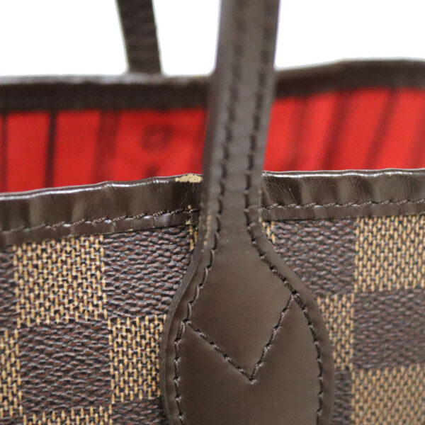 c21 6310 10 Louis Vuitton Neverfull MM Tote Bag Damier Ebene Brown