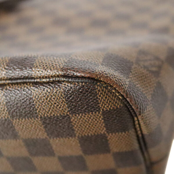 c21 6310 11 Louis Vuitton Neverfull MM Tote Bag Damier Ebene Brown