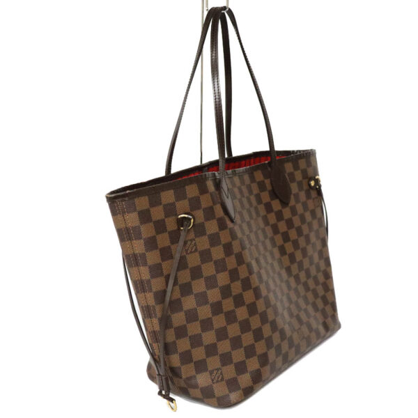 c21 6310 2 Louis Vuitton Neverfull MM Tote Bag Damier Ebene Brown