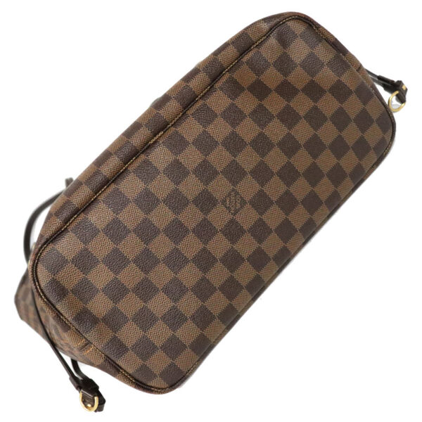 c21 6310 5 Louis Vuitton Neverfull MM Tote Bag Damier Ebene Brown