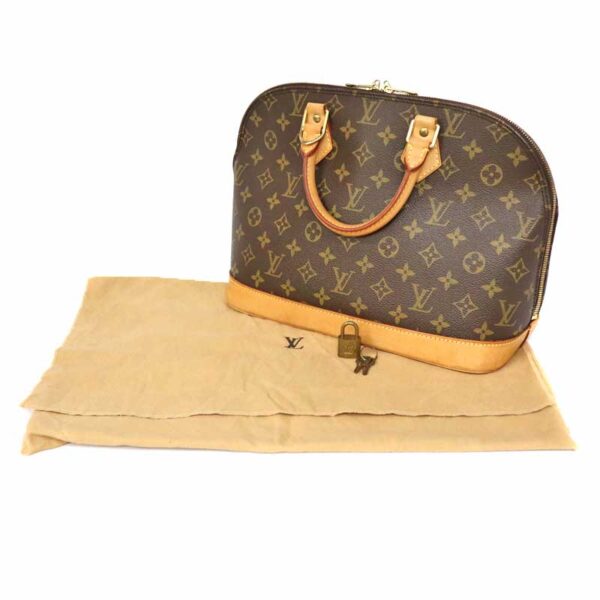 c21 6397 12 Louis Vuitton Alma Handbag Monogram Brown